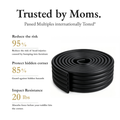 MomGuard® Edge Protector Strip Pro - Black